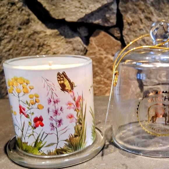 Michel Designs Works glass candle cloche - Picture 4 of 7